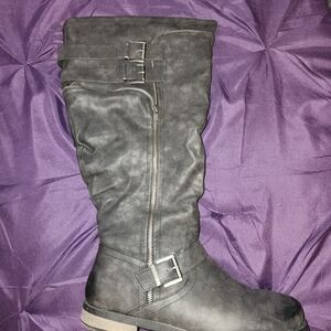Torrid Black Knee High Boots 10Wide
